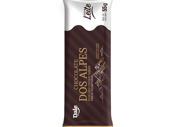 Picolé de Leite Chocolate dos Alpes