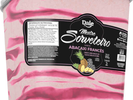 Pote Mestre Sorveteiro 2L Abacaxi Francês
