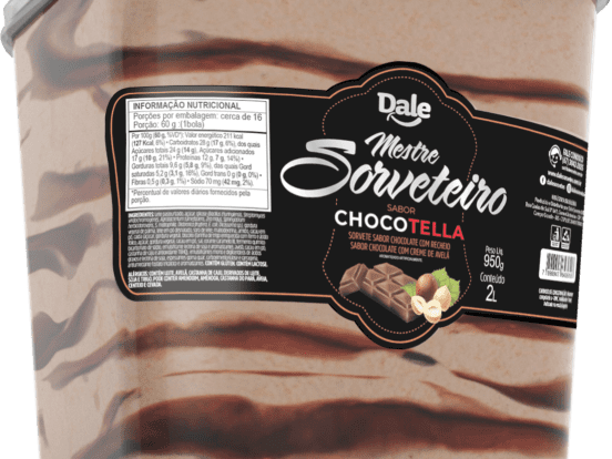 Pote Mestre Sorveteiro 2L Chocotella