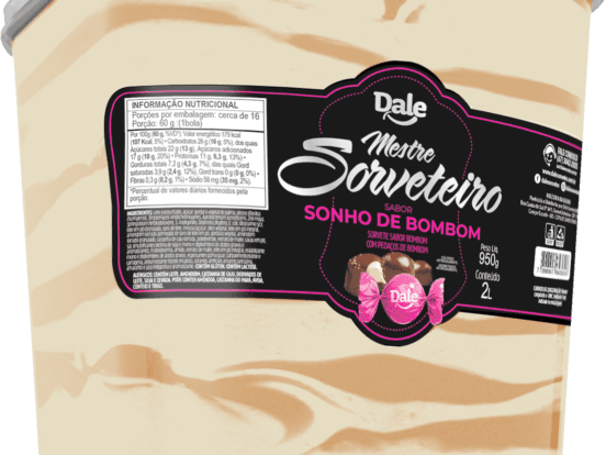 Pote Mestre Sorveteiro 2L Sonho de Bombom