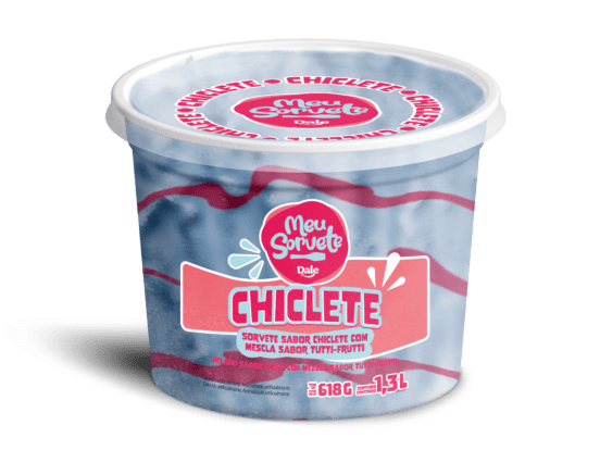Pote Meu Sorvete 1,3L Chiclete