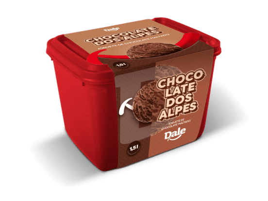 Pote 1,5L Clássico Chocolate dos Alpes