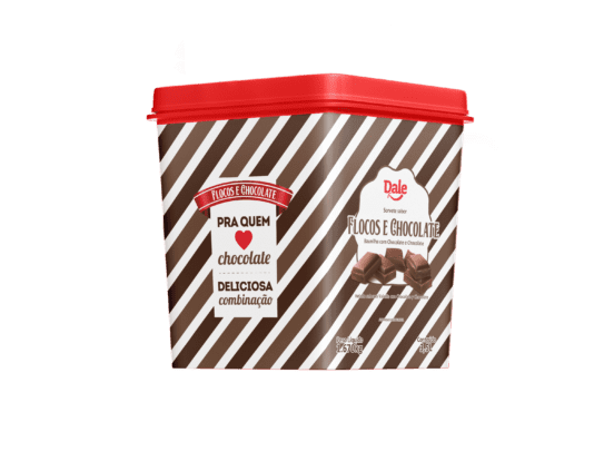 Pote Família 3,5L Flocos e Chocolate