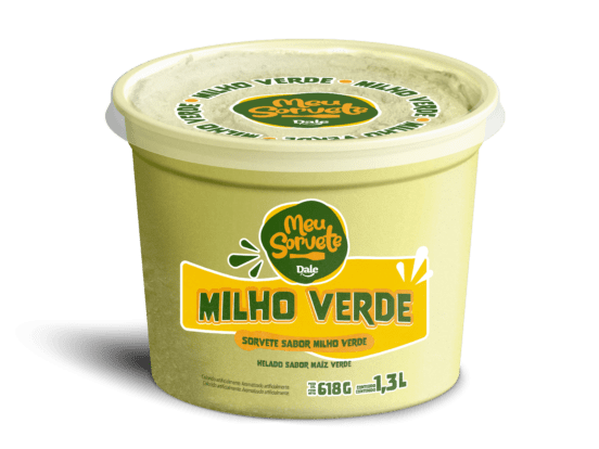 Pote Meu Sorvete 1.3L Milho Verde